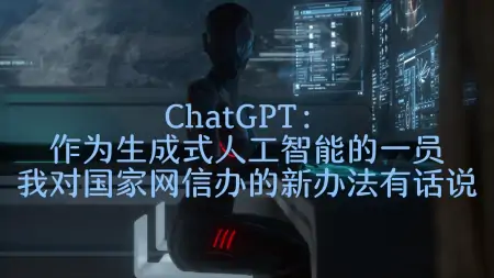 ChatGPT：作为生成式人工智能的一员，我对网信办的新办法有话说